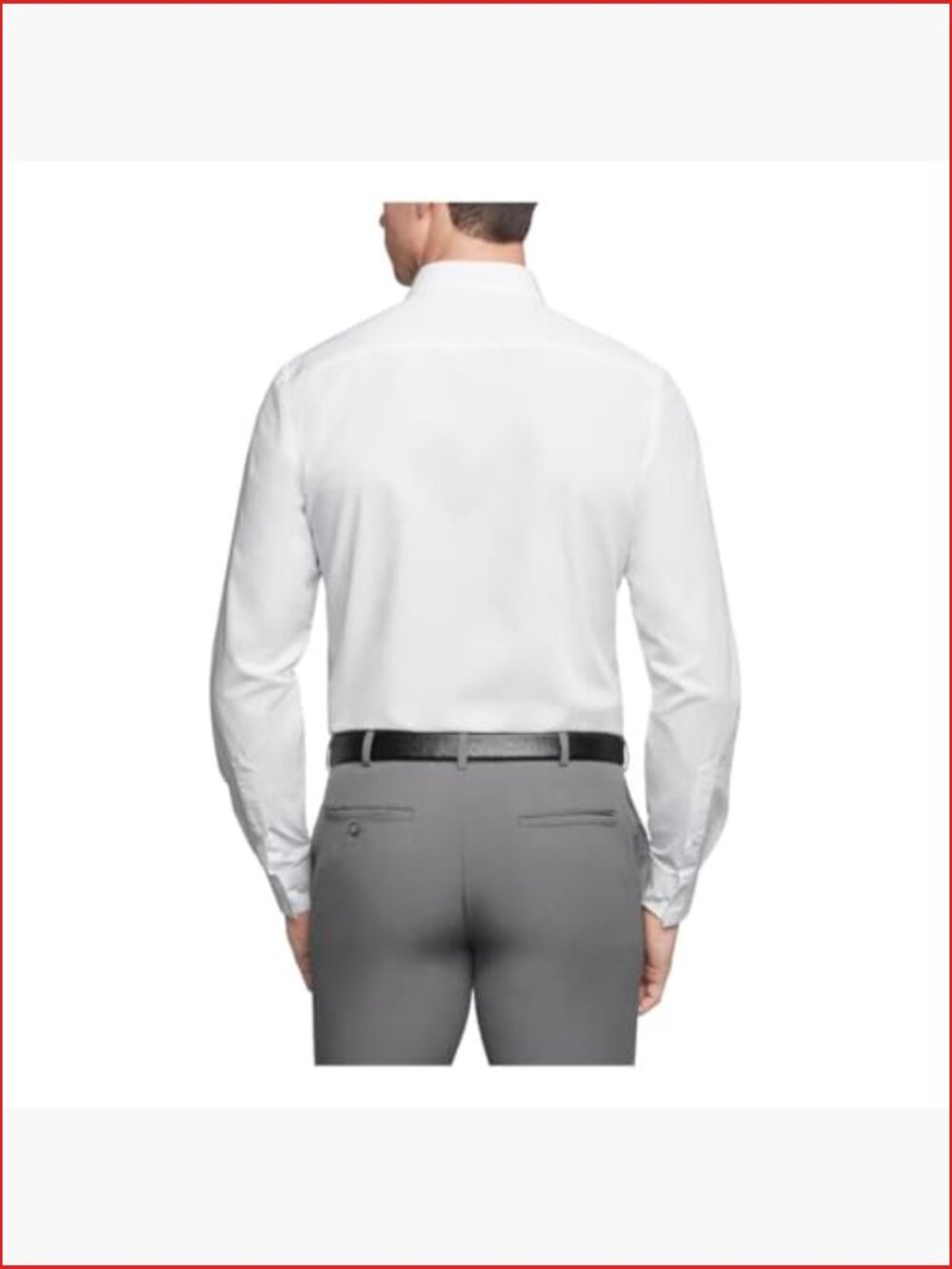 Regular Fit Poplin Spread Collar Dress Shirt - Picture 2 of 6